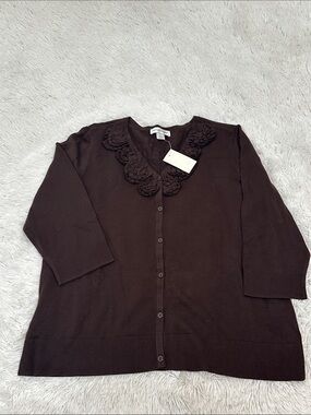 🥕 NWT Christopher & Banks Cardigan Sweater